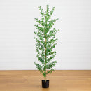 7' Artificial Shady Lady Black Olive Tree