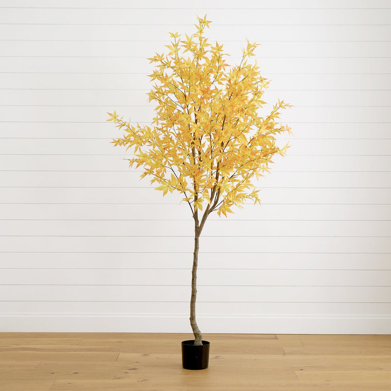 7’ Autumn Maple Artificial Fall Tree