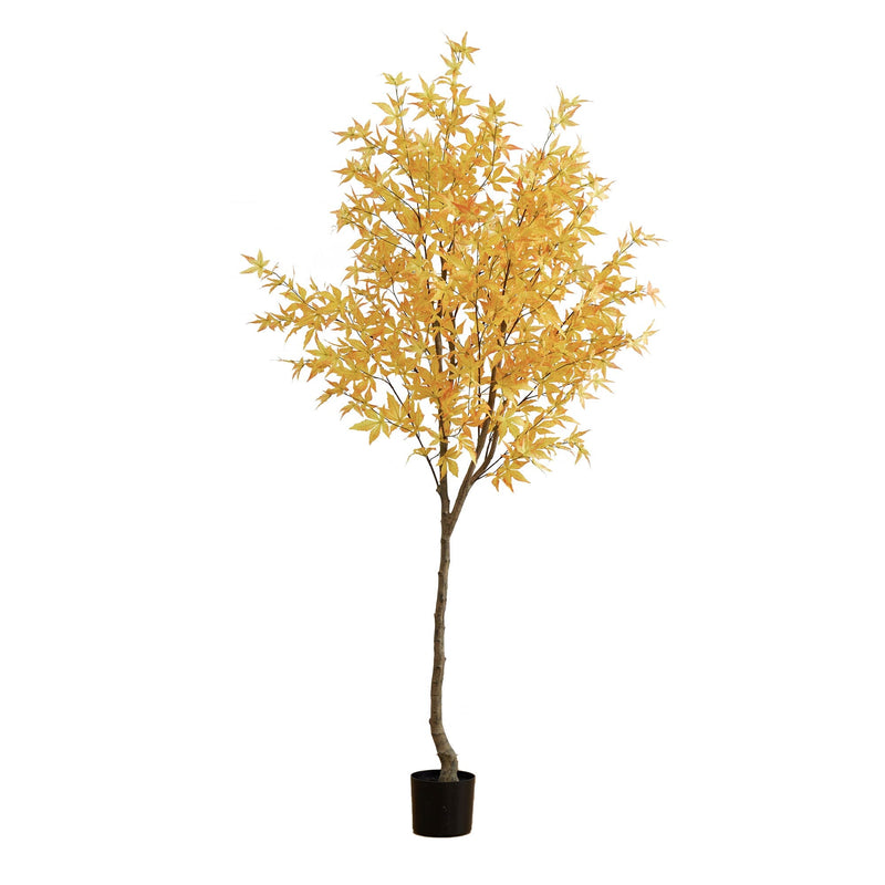 7’ Autumn Maple Artificial Fall Tree