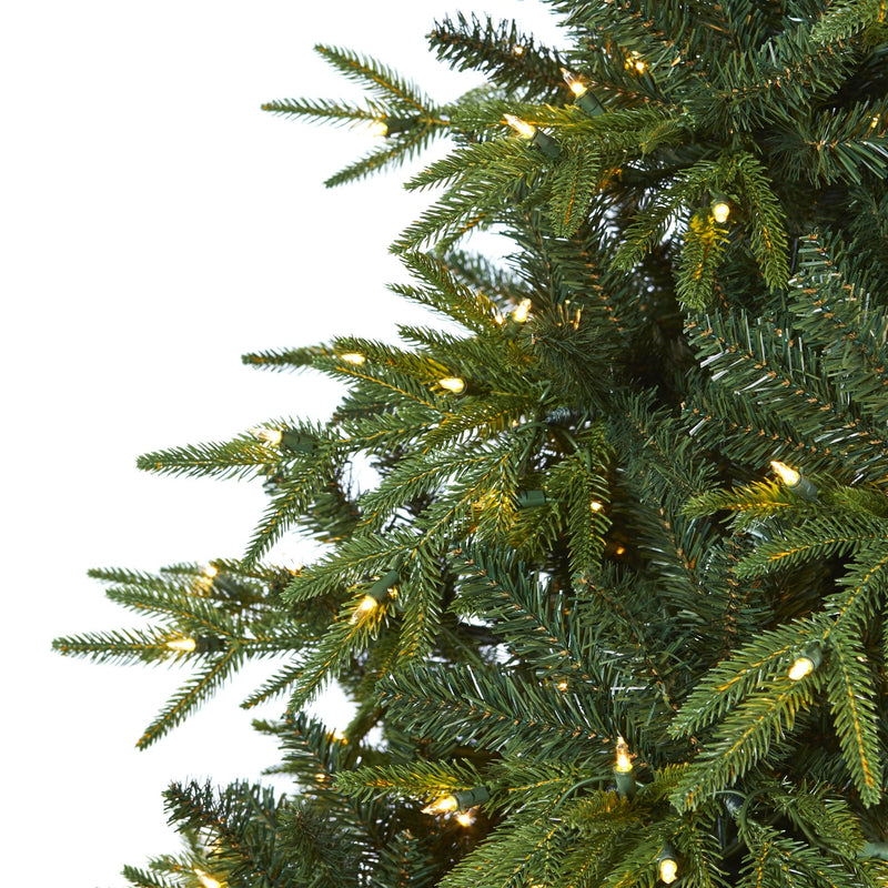 7’ Colorado Mountain Fir “Natural Look” Artificial Christmas Tree with 500 Clear LED Lights and 2552 Tips