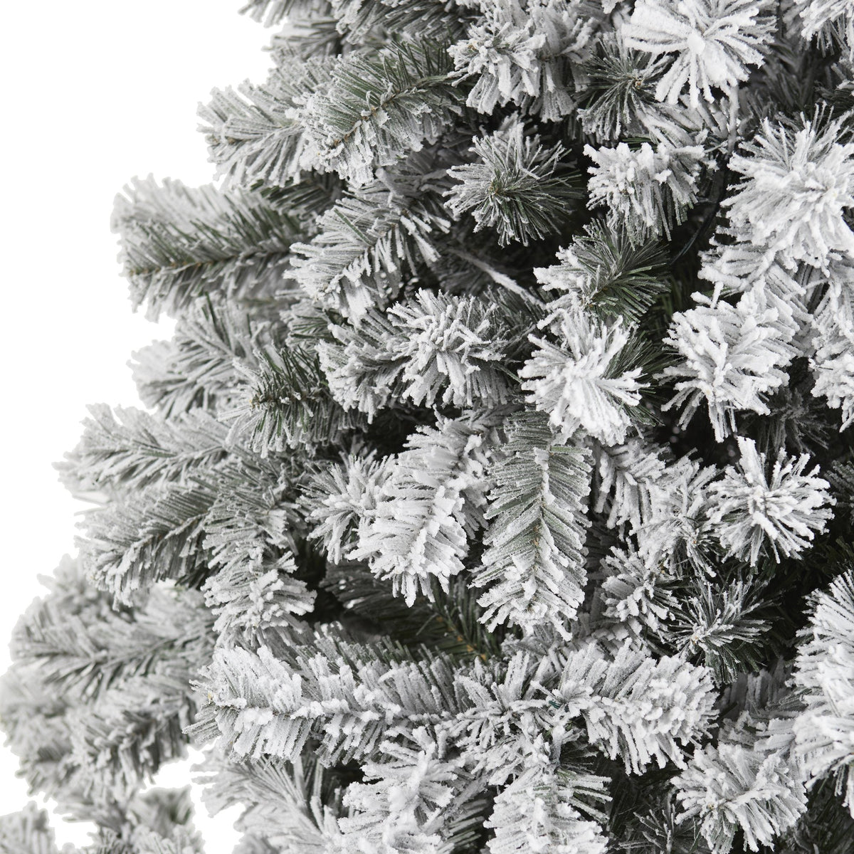 7' Flocked West Virginia Fir Artificial Christmas Tree, photo 3 of 6