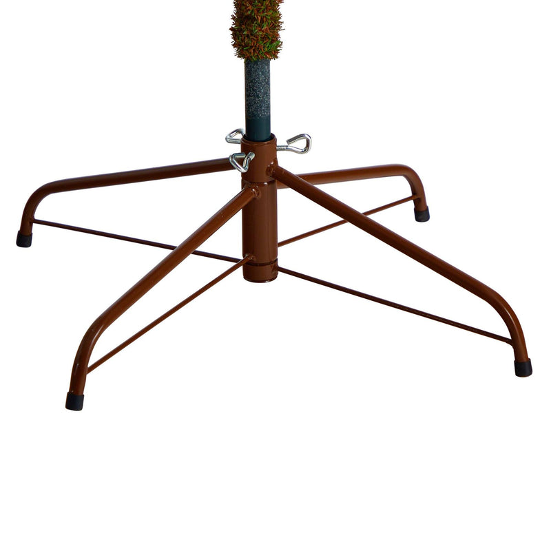 7' Frosted Berry Twig Christmas Tree with 450 Multicolored Gum Ball LED Lights and 1192 Bendable Branches