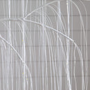 7' Pre-Lit Artificial White Willow Christmas Tree with 400 Cool White LED Light