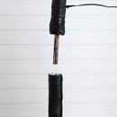 7' Pre-Lit Halloween Black Twig Artificial Tree with 390 Orange & Purple LED Lights