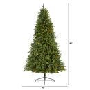 7' New Hampshire Fir Artificial Christmas Tree with 450 Clear LED Lights