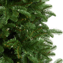 7’ South Carolina Fir Artificial Christmas Tree with 550 Clear LED Lights and 2078 Bendable Branches