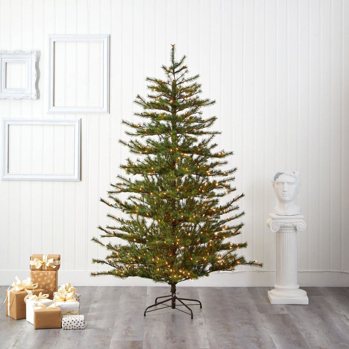 7’ Vancouver Mountain Pine Artificial Christmas Tree with 450 Clear Lights and 1762 Bendable Branches, photo 7 of 7