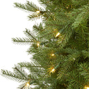 7' Vienna Fir Artificial Christmas Tree with 450 Warm White Lights and 843 Bendable Branches