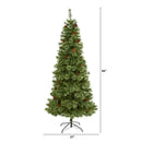 7’ White Mountain Pine Artificial Christmas Tree with 723 Bendable Branches