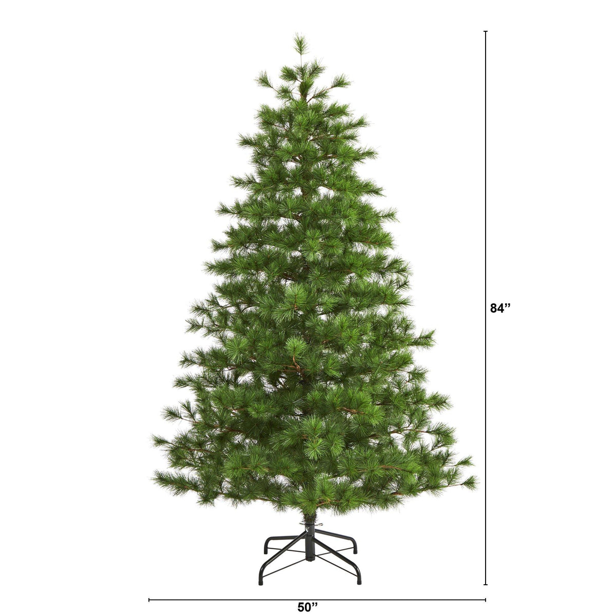 7’ Yukon Mixed Pine Artificial Christmas Tree with 1104 Bendable Branches, photo 2 of 6