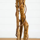 74” Artificial Triple Trunk Ficus Tree with Natural Trunk