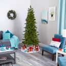 7.5' Big Sky Spruce Artificial Christmas Tree with 300 Clear Warm (Multifunction) LED Lights and 385 Bendable Branches