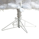 7.5' Candle Lit White Artificial Christmas Tree with 900 LED “Candle Lights” and 1703 Bendable Branches