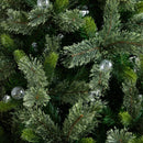 7.5' Artificial Christmas Tree with 450 Warm White Clear Globe Bulbs and LED Lights