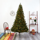 7.5' Mount Hood Spruce Artificial Christmas Tree with 450 Warm White Lights and 1285 Bendable Branches