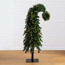 7ft. Holiday Green Santa’s Hat Christmas Tree with 500 LED Lights and 1275 Bendable Branches