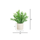 8" Artificial Grass Plant in Decorative Planter - Set of 3