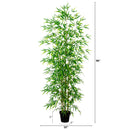 8’ Artificial Green Bamboo Tree