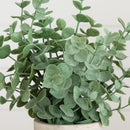 8" Artificial Mixed Eucalyptus Plant in Decorative Planter - Set of 3