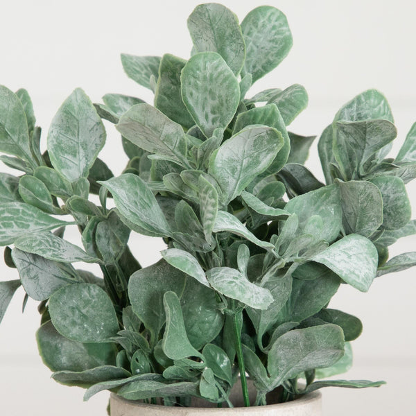 8" Artificial Mixed Eucalyptus Plant in Decorative Planter - Set of 3, photo 2 of 8