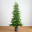 8' Artificial Real Touch Norfolk Island Pine Christmas Tree with Natural Look