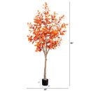 8’ Autumn Oak Artificial Fall Tree