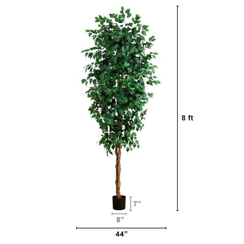 8’ Ficus Tree w/1512 Lvs