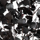 8' Pre-Lit Artificial Halloween Black Eucalyptus Tree with 540 Orange & Purple LED Lights