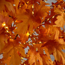 8' Pre-Lit Autumn Maple Artificial Fall Tree with 660 Warm White LED Lights