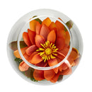 8” Lotus Artificial Arrangement in Glass Vase