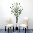 8' Minimalist Citrus Artificial Tree