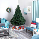 8’ Northern Rocky Spruce Artificial Christmas Tree with 500 Clear Lights and 1948 Bendable Branches