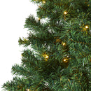 8' Northern Tip Artificial Christmas Tree with 450 Clear LED Lights
