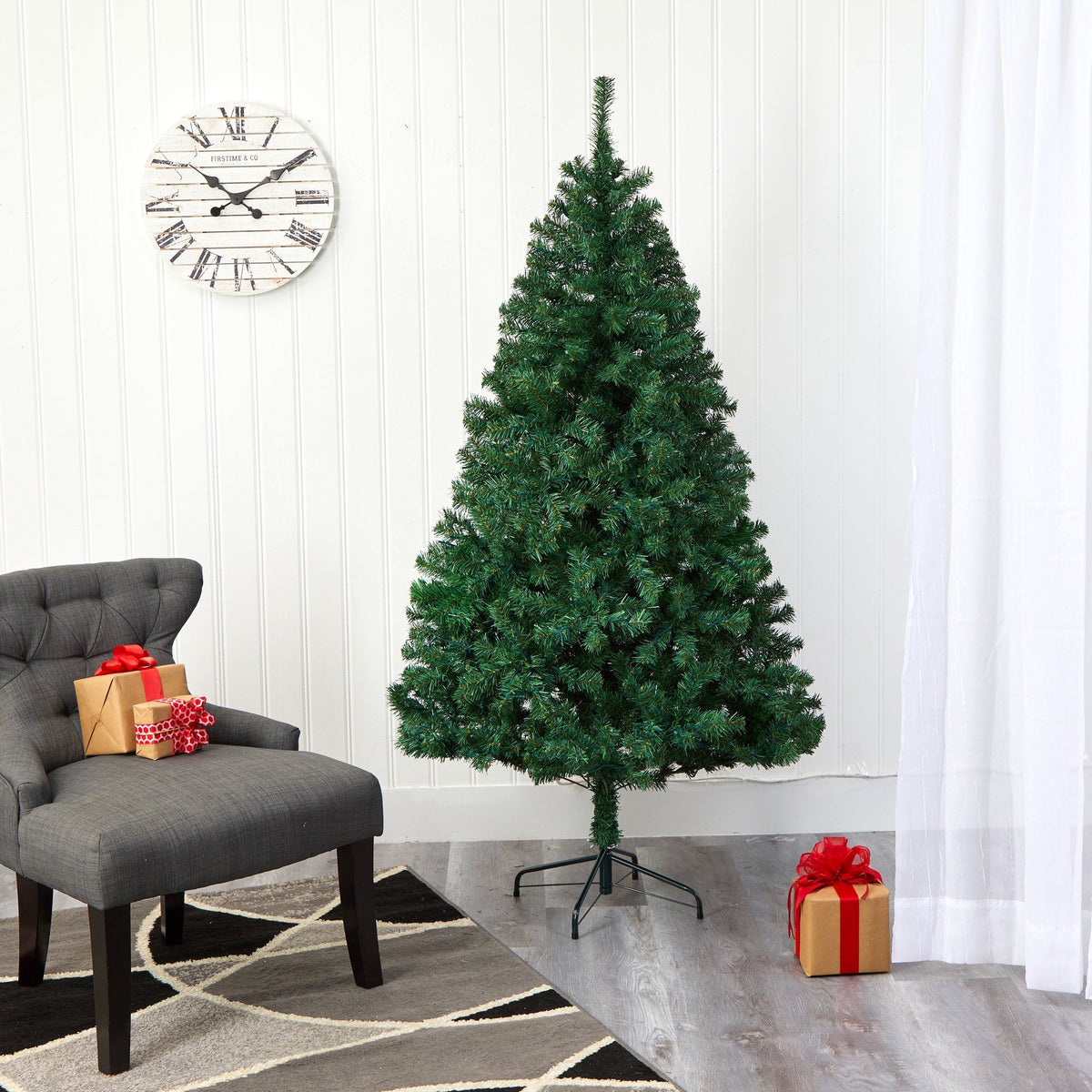 8' Northern Tip Pine Artificial Christmas Tree, photo 5 of 6