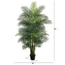 8' UV Resistant Artificial Areca Palm Tree (Indoor/Outdoor)