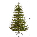 8’ Vancouver Mountain Pine Artificial Christmas Tree with 650 Clear Lights and 2199 Bendable Branches