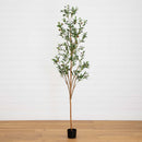 82” Artificial Olive Tree