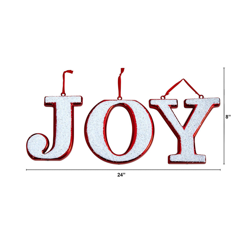 8.5” JOY Holiday Deluxe Shatterproof Ornament Set