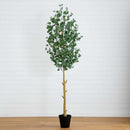 9’ Artificial Eucalyptus Tree