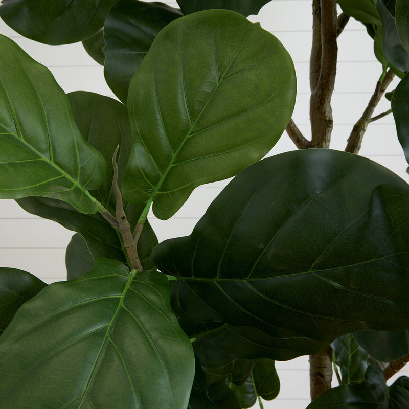 9’ Artificial Fiddle Leaf Fig Tree, photo 2 of 6