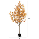 9’ Autumn Eucalyptus Artificial Fall Tree