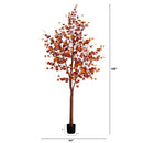 9' Pre-Lit Grand Autumn Eucalyptus Artificial Fall Tree with 700 Warm White LED Lights