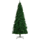 9’ Green Valley Fir Artificial Christmas Tree with 800 Clear LED Lights and 2093 Bendable Branches