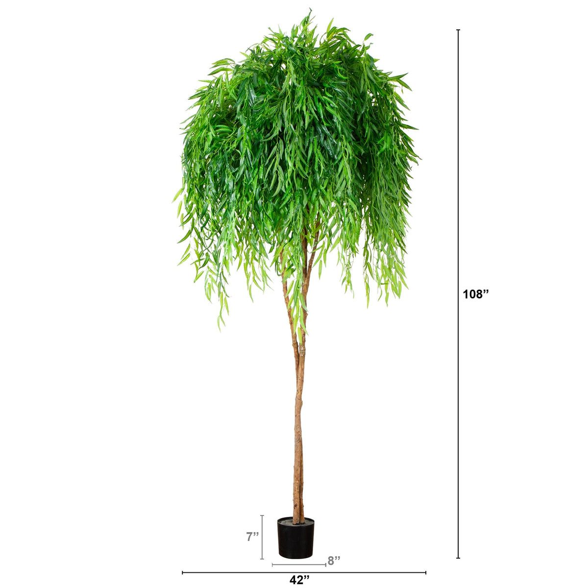 9’ Willow Artificial Tree  (Real Touch), photo 6 of 7