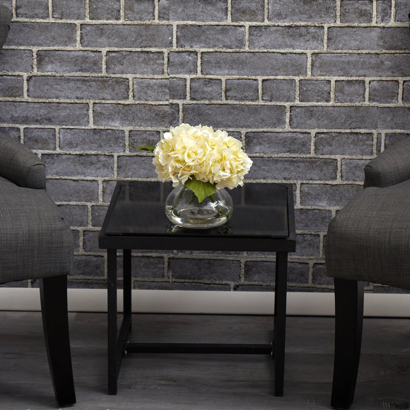 Artificial Blooming Hydrangea in Vase