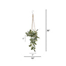 Artificial Wandering Jew & String of Hearts Hanging Plant - Set of 2
