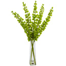 Bells of Ireland in Pyramid Glass