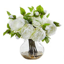 Camellia Artificial Arrangement in Vase