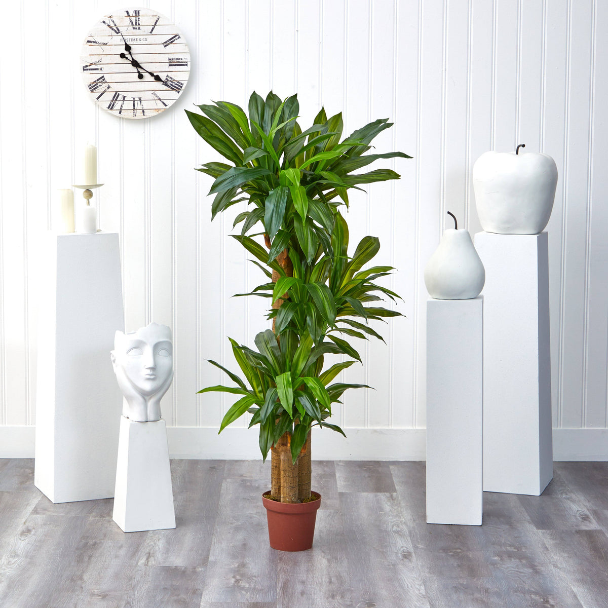 Corn Stalk Dracaena Silk Plant (Real Touch), photo 2 of 3