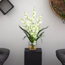 Dancing Lady Orchid Liquid Illusion Silk Flower Arrangement
